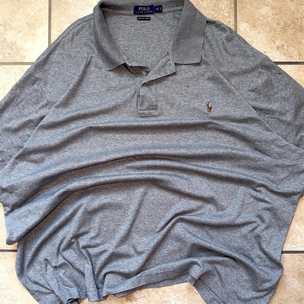 Polo by Ralph Lauren Pima Soft Touch Short Sleeve Polo Shirt - Size 3XLT